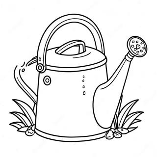 Watering Can Coloring Page 45293-37632