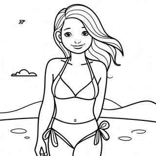 Swimsuit Coloring Page 45303-37627