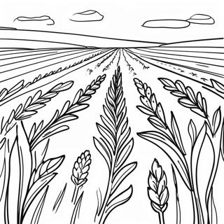 Wheat Field Coloring Page 45313-37639