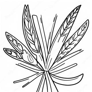 Golden Wheat Sheaf Coloring Page 45314-37641