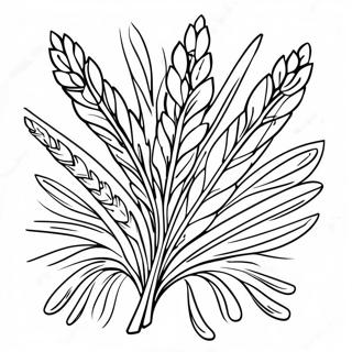 Golden Wheat Sheaf Coloring Page 45314-37642