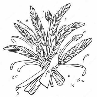 Golden Wheat Sheaf Coloring Page 45314-37643