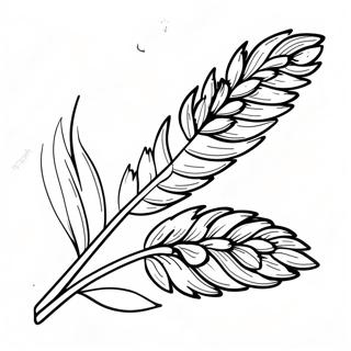 Golden Wheat Sheaf Coloring Page 45314-37644