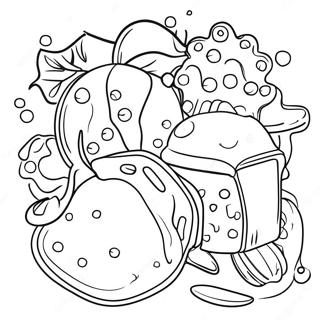 Christmas Food Coloring Page 45323-37650