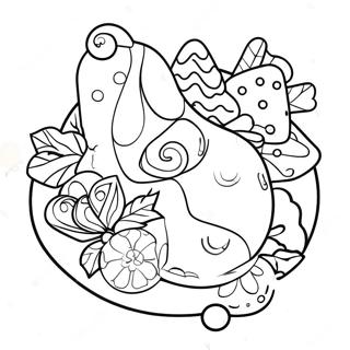 Christmas Food Coloring Page 45323-37652