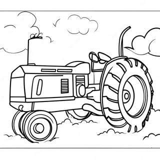 Kubota Tractor Coloring Page 45363-37675