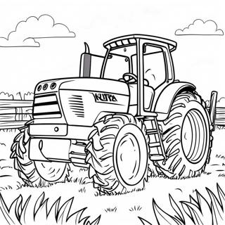 Kubota Farming Equipment Coloring Page 45364-37681