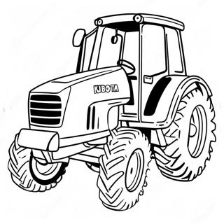 Kubota Farming Equipment Coloring Page 45364-37682