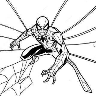 Infinity War Iron Spider Coloring Page 45373-37687