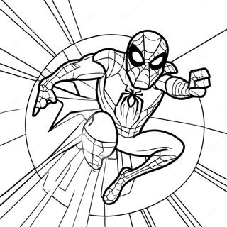 Infinity War Iron Spider Coloring Page 45373-37688