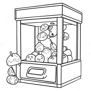 Claw Machine Coloring Page 45403-37710