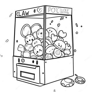 Claw Machine Coloring Page 45403-37711