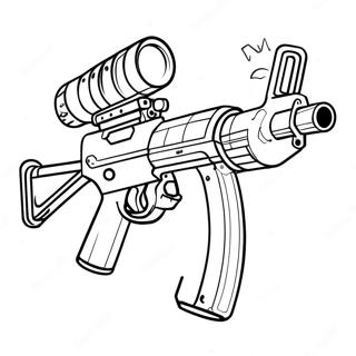 Machine Gun Coloring Page 45413-37726