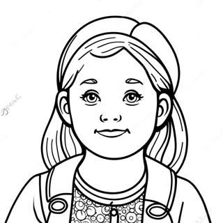 Girl Coloring Page 45463-37756