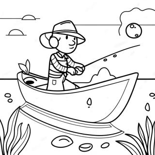 Gone Fishing Coloring Page 45473-37758