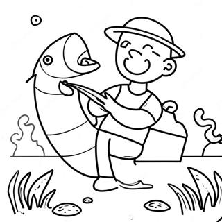 Gone Fishing Coloring Page 45473-37759