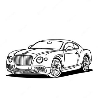 Bentley Car Coloring Page 45493-37775