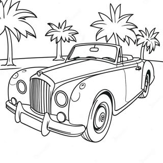 Luxury Bentley Convertible Coloring Page 45494-37784