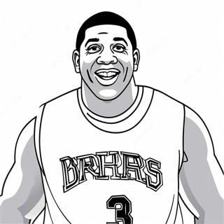 Magic Johnson Coloring Page 45503-37780