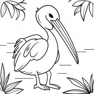 Pelican Coloring Page 45513-37810