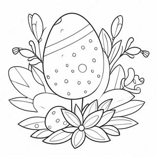 Easter Flowers Coloring Page 45523-37798