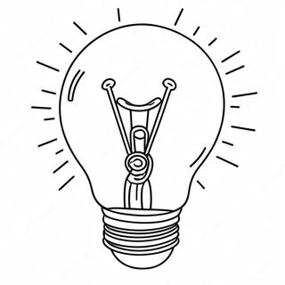 Light Bulb Coloring Page 45533-37826