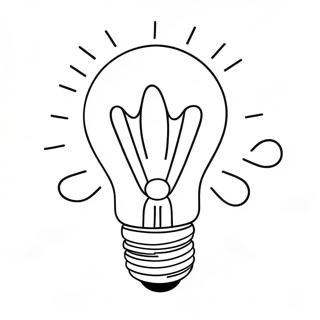 Light Bulb Coloring Page 45533-37828