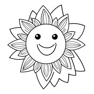 Shining Sun Coloring Page 45534-37816