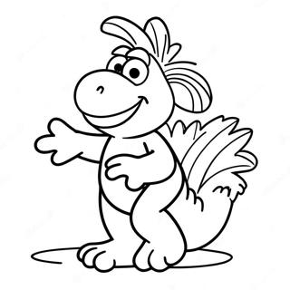 Gobo The Fraggle Exploring Coloring Page 45544-37831