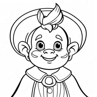 Colorful Klombo Character Coloring Page 45554-37841