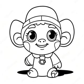 Colorful Klombo Character Coloring Page 45554-37843