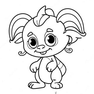 Colorful Klombo Character Coloring Page 45554-37844