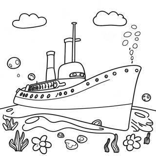 Yellow Submarine Coloring Page 45563-37836