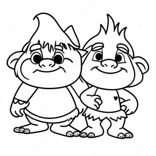 Trolls 3 Coloring Pages