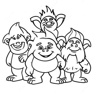 Trolls 3 Coloring Page 45573-37838