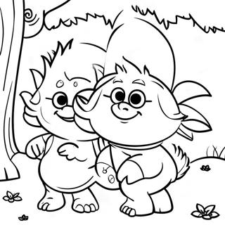 Trolls 3 Coloring Page 45573-37840