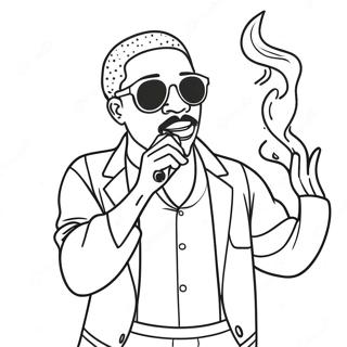 Pop Smoke Coloring Pages