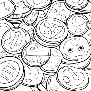 Gold Coins Coloring Page 45603-37880