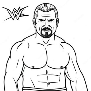 Wwe Coloring Page 4561-3666