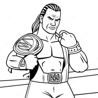 Wwe Coloring Page 4561-3667