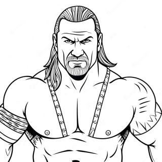 Wwe Coloring Page 4561-3668