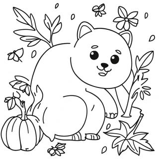 Bobbie Goods Fall Coloring Page 45623-37888