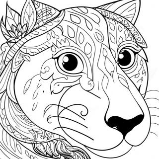 Animal Face Coloring Page 45643-37902