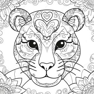 Animal Face Coloring Page 45643-37904