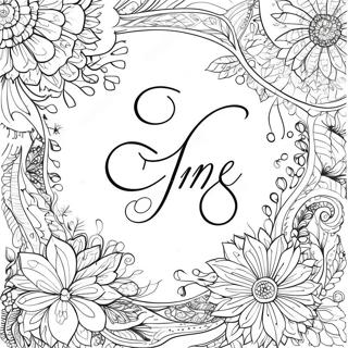 Inspirational Calligraphy Bible Verse Coloring Page 45654-37917