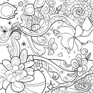 Night Sky Galaxy Coloring Pages