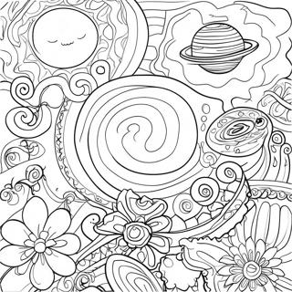 Night Sky Galaxy Coloring Page 45693-37938