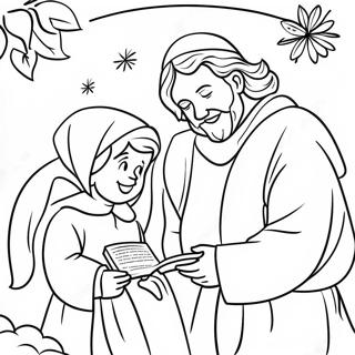 Christmas Bible Verse Coloring Pages