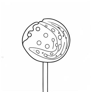 Cake Pop Coloring Page 45723-37970