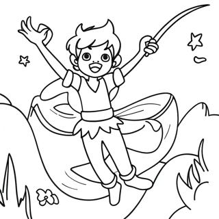 Adventure With Peter Pan Coloring Page 4572-3679